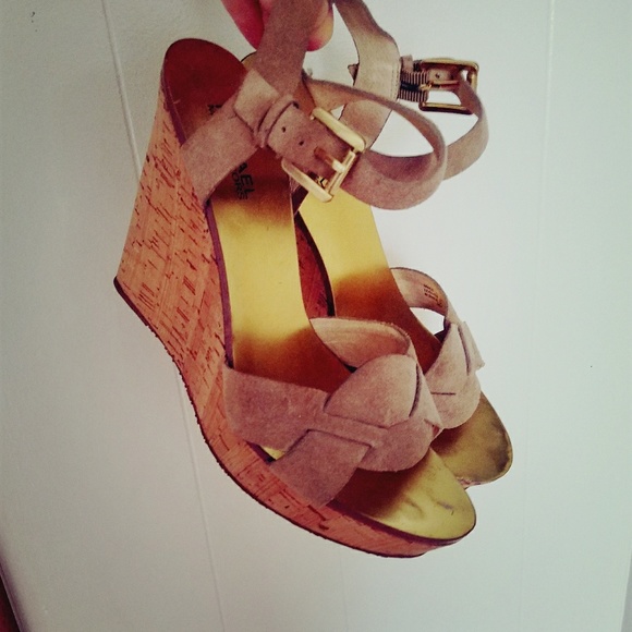 MICHAEL Michael Kors Shoes - Michael Kor's cork wedge